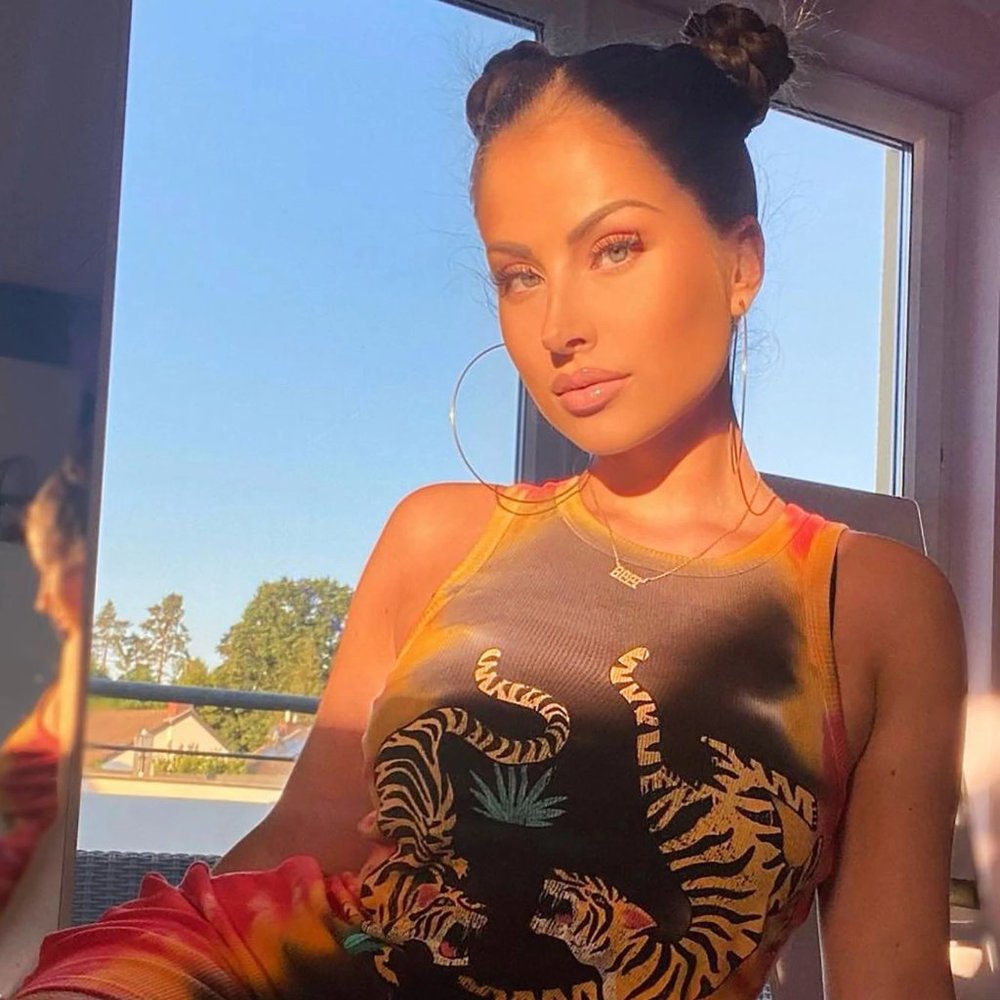 Dying To Know You Tie Dye Mini Dress - Orange/Combo